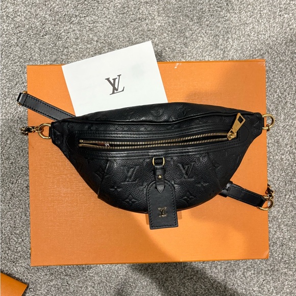 Louis Vuitton High Rise PM Black Monogram Empreinte Crossbody Bag - Picture 4 of 11